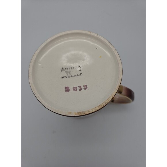 Vintage Tankard by ARTHUR WOOD England Gold Trim "Old Coach House - Bristol" - Picture 6 of 12